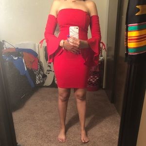 Red Dress from FashionNova